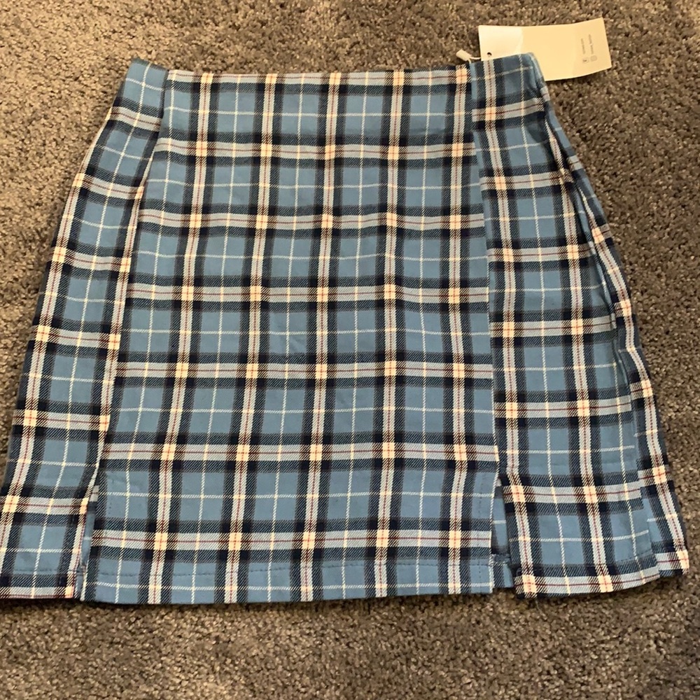 Y2K plaid skirt